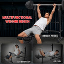 Foldable Weight Bench Set for Home Gym, Incline Decline Bench MA005782R - BLACK - Like New