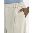 TIME AND TRU SLOUCHY TAILORED PANTS - SIZE: WOMEN 2 - PAPYRUS BEIGE - Brand New