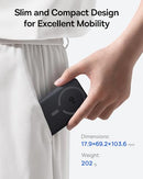 BASEUS FOR MAGSAFE PORTABLE CHARGER QI2 CERTIFIED 15W 10000MAH - BLACK - Brand New
