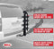 BELL HITCHBIKER 450 4-BIKE HITCH RACK WITH STABILITY, 7122302 - BLACK - Brand New
