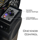 Geek Aire Rechargeable Floor High Velocity Misting Fan Cordless Max 1500 CFM - Brand New
