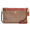 COACH LADIES TAN RUST COATED CANVAS CROSSBODY BAG ONE SIZE - TAN RUST - Like New