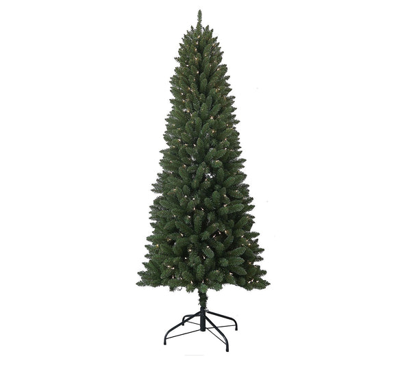 GENERIC 6.5' PVC SLIM TREE BY SANTA'S WORKSHOP - GREEN - Like New