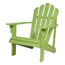SHINE COMPANY WESTPORT WOODEN ADIRONDACK CHAIR 4621LG - LIME GREEN - Like New