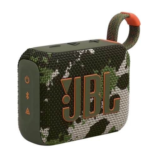 JBL GO 4 ULTRA-PORTABLE WATERPROOF BLUETOOTH SPEAKER SQUAD/CAMO - Like New