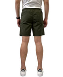 SOUTHPOLE MEN'S QUICK-DRY WATER RESISTANT NYLON SHORTS SIZE MEN L OLIVE - Like New