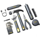 FANTTIK HOUSEHOLD TOOL KIT WITH STUDIO ELECTRIC SCREWDRIVER - BLACK - Brand New