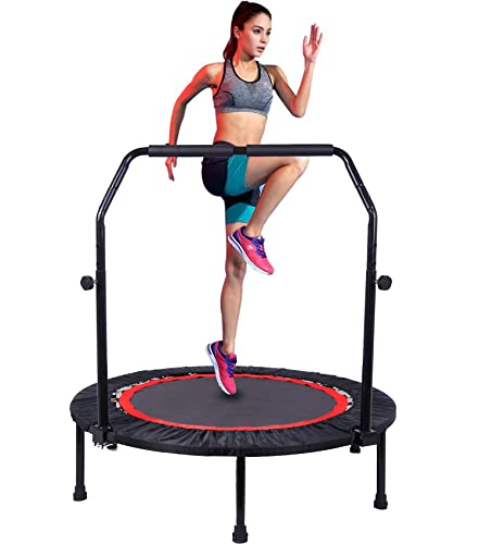ANWICK Trampoline Portable Fitnes Foldable Rebounder 40" Max Load 330lbs - Red - Like New