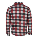 CANADA WEATHER GEAR MEN'S SHERPA LINED BUFFALO PLAID SHIRT JACKET - SIZE: L -RED - Brand New