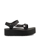 TEVA WOMEN'S FLATFORM UNIVERSAL SANDAL BLACK SIZE WOMEN 5 (AU/UK W3/W36) - Like New