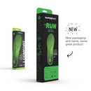 Superfeet RUN Comfort Carbon Fiber Orthotic Insoles High Arch Support - CITRON - Like New