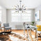 PARROT UNCLE CORDELL 18-LIGHT MODERN CHROME SPUTNIK SPHERE CHANDELIER - SILVER - Like New