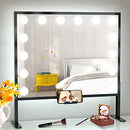 20 X 22 Inch Large Hollywood Vanity Mirror with Lights B09JYQT6ZL - White - Like New
