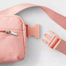 ALL IN MOTION™ PREMIUM BELT BAG BLUSH WATER-RESISTANT KNIT FANNY PACK - BLUSH - Like New