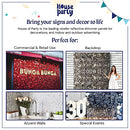 HOUSE OF PARTY Blue Shimmer Wall Backdrop - 24 Panels B094XXHYJL - Like New