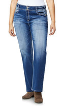 WALLFLOWER LUSCIOUS CURVY BOOTCUT JEANS WOMEN, SIZE 16 LONG, JENNA - Brand New