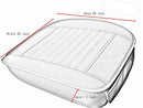 EDEALYN 2PCS PU Leather Seat Covers Auto Seat Protector Car Seat Covers - Beige - Brand New