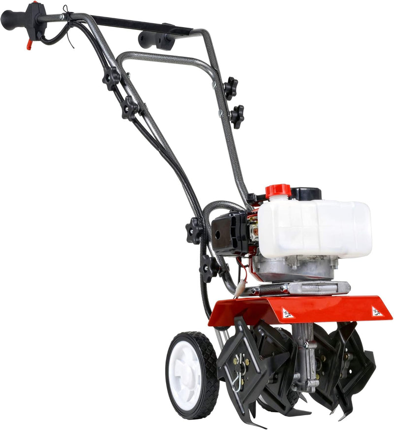 G Rotavator Tiller Garden Power Cultivator Rototiller Electric 52CC 2HP 2-Stroke - Like New
