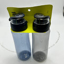 ALL IN MOTION WATER BOTTLE, 2 PACK - TRANPARENT GRAY/BLUE - Like New