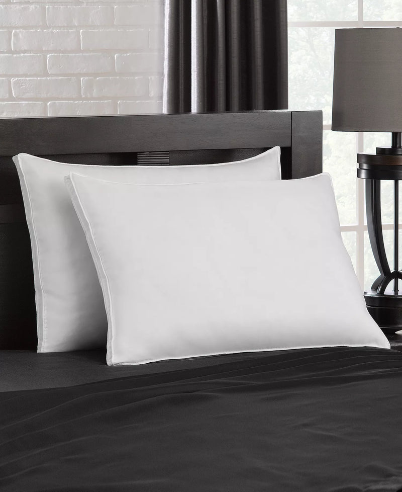 ELLA JAYNE GUSSETED FIRM PLUSH DOWN ALTERNATIVE SIDE/BACK SLEEPER 2-PACK, QUEEN - Like New