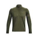 UNDER ARMOUR MEN'S TECH 2.0 ½ ZIP - SIZE: MEN 2XL - MARINE GREEN/ BLACK - Brand New