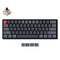 KEYCHRON K12 WIRELESS MECHANICAL KEYBOARD SWITCHES - BLACK/GRAY - Scratch & Dent