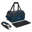 GOOPAWS SOFT-SIDED DOG PURSE CARRIER FOR SMALL DOGS NAVY BLUE-17IN - Brand New
