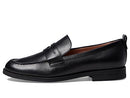 W28188 COLE HAAN WOMEN STASSI PENNY LOAFER SIZE 9W/ M 6.5/ EU 39.5 BLACK LEATHER - Like New
