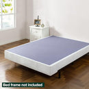 ZINUS Metal Box Spring with Wood Slats, 7.5 inch Mattress Foundation, Queen - Like New