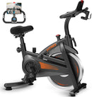 CURSOR FITNESS Recumbent Exercise Bike, Quiet Stationary Bike - Black/Orange - Like New