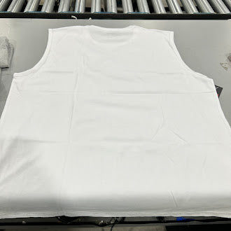 GALAXY BY HARVIC MEN'S CREW-NECK SLEEVELESS TANK T-SHIRT - SIZE: MEN XL - WHITE - Brand New