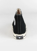 CONVERSE CHUCK 70 BLACK HIGH TOP SHOES - SIZE: MEN 6 WOMEN 8 - BLACK/EGRET - Like New