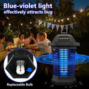 GOOTOP Mosquito Zapper Bug Zapper Outdoor Electric Bug Zapper Fly Zapper Black - Brand New