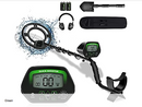 PALLIPARTNERS METAL DETECTOR FOR ADULTS, WATERPROOF - HIGHER ACCURACY - BLACK - Like New