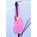 PICKLE O' JOE QUILTED SLING BAG PICKLEBALL BAG - VIBRANT PURPLE - Brand New