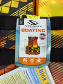 STEARNS HYDROPRENE ADULT LIFE JACKET - SIZE: MEN M - BLACK/ORANGE - Brand New
