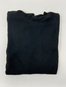 BLUE ICE MEN'S WAFFLE KNIT PULLOVER SWEATER HOODIE - SIZE: MEN MEDIUM - BLACK - Brand New