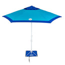 RIO BRANDS RIO BEACH 7' OUTDOOR MARKET UMBRELLA HIGH WIND STABILITY - TURQUOISE - Like New