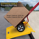 Curb Ramp - Heavy Duty, Portable Ramp with 1000lb Weight. B073WQGZX8 - Yellow - Brand New