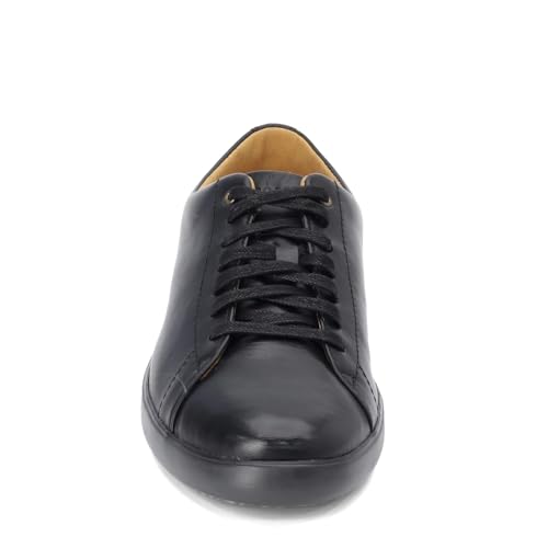 COLE HAAN MEN'S GRAND CROSSCOURT II SNEAKER - SIZE 9.5 WIDE - BLACK LEATHER/BLK - Like New
