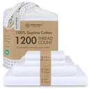 Threadmill 100% American Certified Supima Cotton Sheets King Size - 1200 Count - Brand New