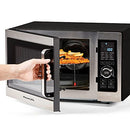 POWERXL MICROWAVE AIR FRYER 6 IN 1 IN STAINLESS STEEL BDK03 - STAINLESS STEEL - Like New
