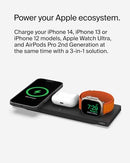BELKIN MAGSAFE 3-IN-1 WIRELESS CHARGING PAD - BLACK - Like New