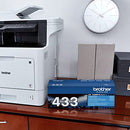 BROTHER GENUINE HIGH YIELD TONER CARTRIDGE TN433C REPLACEMENT CYAN TONER - Brand New
