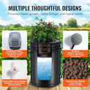VEVOR DWC HYDROPONICS GROW SYSTEM WITH TOP DRIP KIT EHW0004C-DR - BLACK - Like New