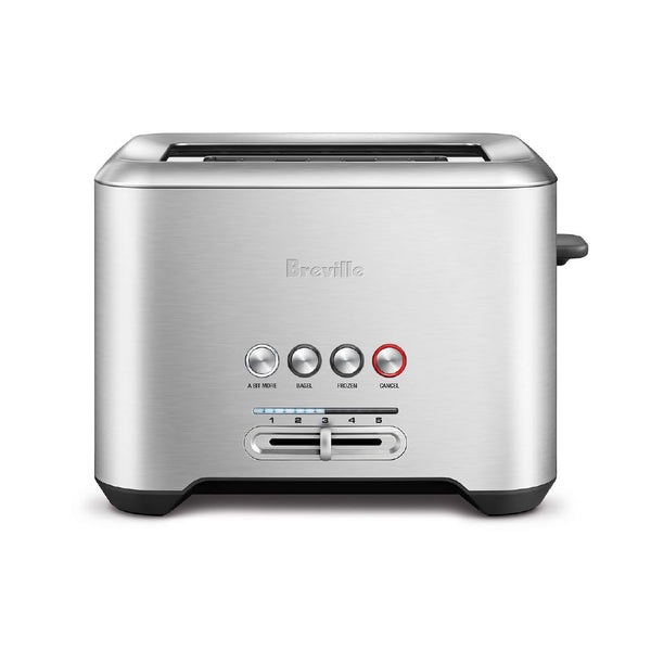 BREVILLA BIT MORE TOASTER 2 SLICE BTA70XL - BRUSHED STAINLESS STEEL - Like New