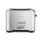 BREVILLA BIT MORE TOASTER 2 SLICE BTA70XL - BRUSHED STAINLESS STEEL - Like New
