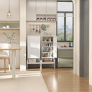 LEYNOT SMALL BATHROOM STORAGE CABINET,42.51X 16.53X13.77,RY014 - WHITE - Like New