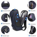 BANGE BUSINESS LAPTOP BACKPACK HOLD 15.6 INCH LAPTOP Commute Carry BAG - BLUE - Like New