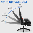 XCGAME Gaming Chairs Office Desk Chair with Lumbar Support - Black - Brand New